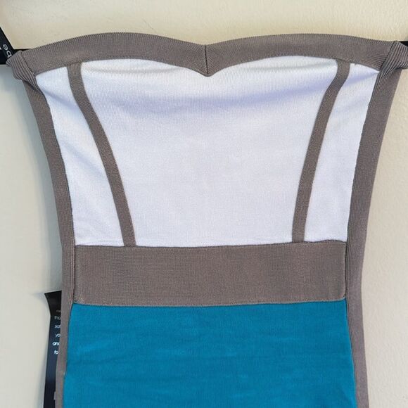 Bebe Strapless Sweetheart Sweater Dress - Picture 2 of 6